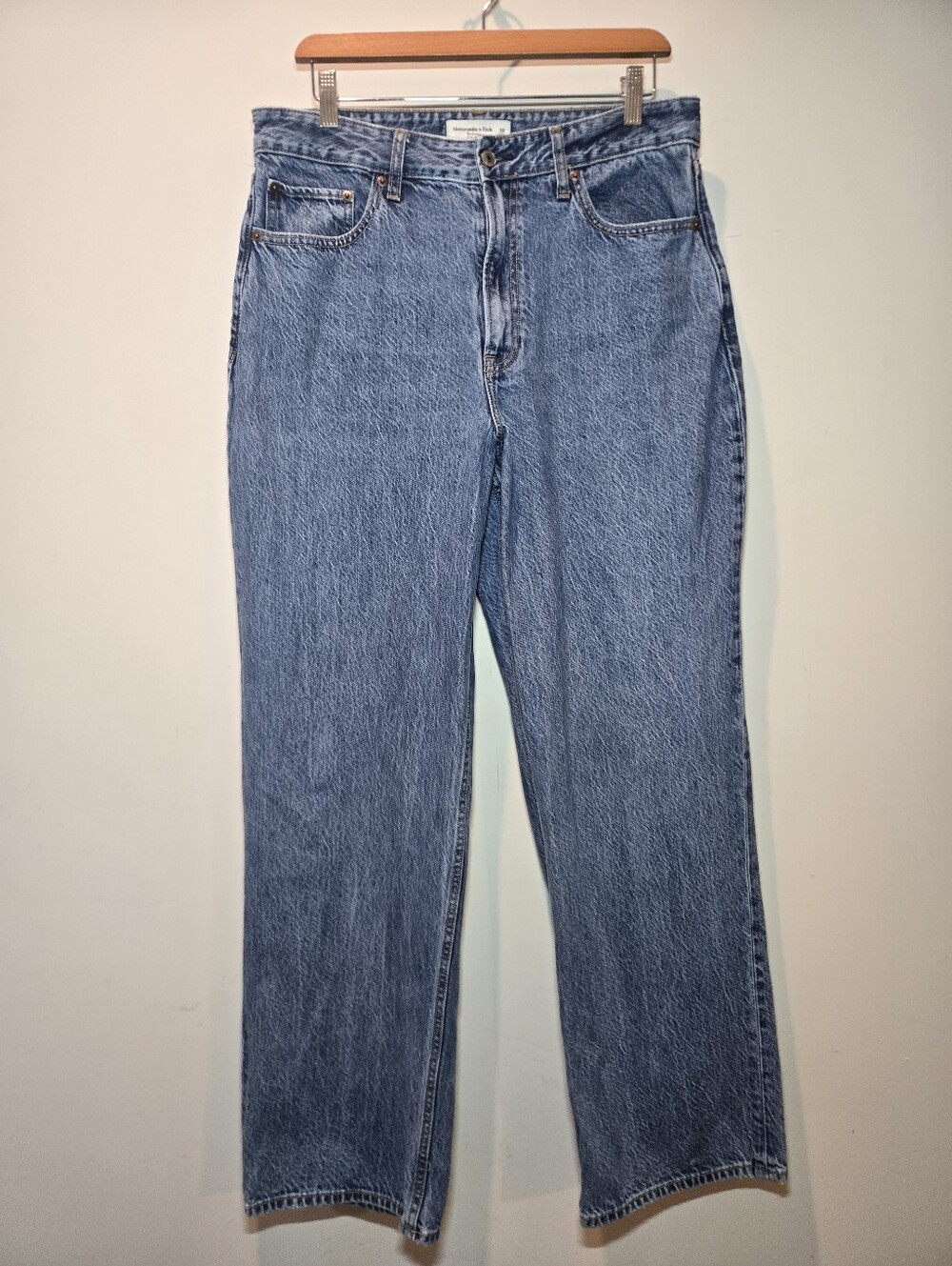 Abercrombie & Fitch Loose High Rise Jeans 30 Women's Curve Love Baggy